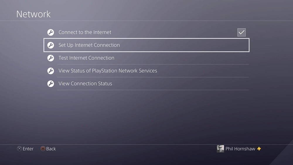 نحوه استفاده از vpn در منوی شبکه ps4 playstation 4