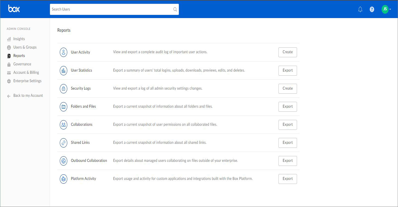 Box (Business) 19 Reports